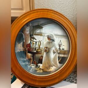 Daddy‘s girl by Greg Olsen Framed Plate from the Remember When Collection
